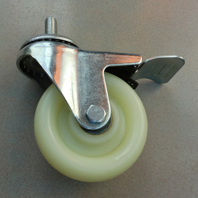 河北承德客戶成功購買3寸白尼絲桿剎車腳輪 河北承德客戶成功購買3寸白尼絲桿剎車腳輪